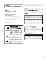 Предварительный просмотр 2 страницы Denon DMV-3700 Operating Instructions Manual