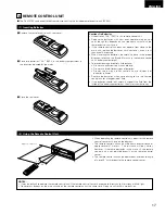 Предварительный просмотр 17 страницы Denon DMV-3700 Operating Instructions Manual