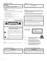 Предварительный просмотр 2 страницы Denon DN-2100F Operating Instructions Manual