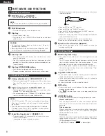 Предварительный просмотр 8 страницы Denon DN-2100F Operating Instructions Manual