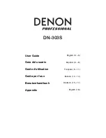 Предварительный просмотр 1 страницы Denon DN-303S User Manual