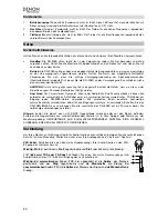 Preview for 20 page of Denon DN-308S User Manual