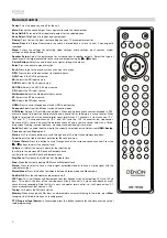 Предварительный просмотр 6 страницы Denon DN-700AV User Manual