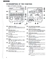 Предварительный просмотр 4 страницы Denon DN-961FA Operating Instructions Manual