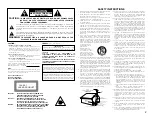 Предварительный просмотр 2 страницы Denon DN-D9000 Operating Instructions Manual