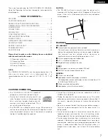 Предварительный просмотр 7 страницы Denon DN-H800 Operating Instructions Manual