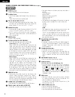 Предварительный просмотр 8 страницы Denon DN-H800 Operating Instructions Manual