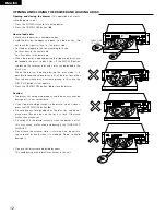 Предварительный просмотр 12 страницы Denon DN-H800 Operating Instructions Manual