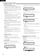 Предварительный просмотр 20 страницы Denon DN-H800 Operating Instructions Manual