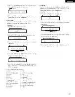 Предварительный просмотр 21 страницы Denon DN-H800 Operating Instructions Manual