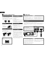 Предварительный просмотр 6 страницы Denon DN-V200 Operating Instructions Manual