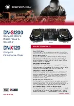 Preview for 1 page of Denon DN-X120 Quick Start Manual