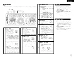 Предварительный просмотр 17 страницы Denon DND6000 - Dual DJ CD Player Operating Instructions Manual