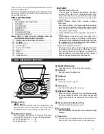 Preview for 3 page of Denon DP-500M Operating Instructions Manual