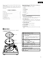 Preview for 5 page of Denon DP-DJ101 Operating Instructions Manual