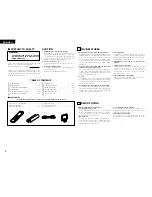 Preview for 4 page of Denon DRA-201SA Operating Instructions Manual