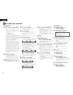 Preview for 8 page of Denon DRA-201SA Operating Instructions Manual