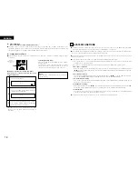 Preview for 18 page of Denon DRA-201SA Operating Instructions Manual