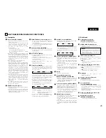 Preview for 25 page of Denon DRA-201SA Operating Instructions Manual