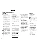 Preview for 76 page of Denon DRA-201SA Operating Instructions Manual