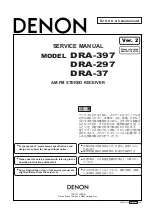 Denon DRA-297 Service Manual preview