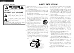 Preview for 2 page of Denon DRA-37 - AM/FM Stereo Receiver Operating Instructions Manual