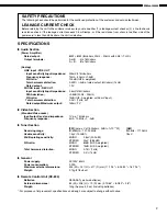 Предварительный просмотр 2 страницы Denon DRA-395 Service Manual