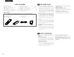 Preview for 20 page of Denon DRA-F101 Operating Instructions Manual