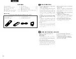 Preview for 36 page of Denon DRA-F101 Operating Instructions Manual