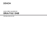 Denon DRA-F102 DAB Operating Instructions Manual предпросмотр