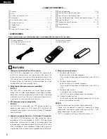 Предварительный просмотр 6 страницы Denon DVD-1000 Operating Instructions Manual