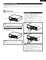 Предварительный просмотр 17 страницы Denon DVD-1000 Operating Instructions Manual