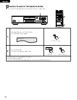 Предварительный просмотр 26 страницы Denon DVD-1000 Operating Instructions Manual