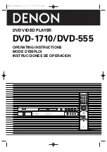 Preview for 1 page of Denon DVD-1710 (Spanish) Instrucciones De Operación