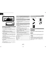 Предварительный просмотр 8 страницы Denon DVD-2500BT Operating Instructions Manual