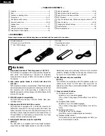 Предварительный просмотр 6 страницы Denon DVD-2800 Operating Instructions Manual