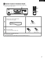 Предварительный просмотр 27 страницы Denon DVD-2800 Operating Instructions Manual