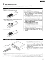 Предварительный просмотр 21 страницы Denon DVD-5900 Operating Instructions Manual