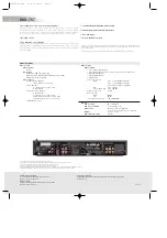 Предварительный просмотр 2 страницы Denon DVD-757 Specifications