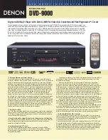 Denon DVD-9000 Specifications preview