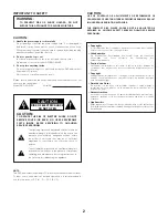 Предварительный просмотр 2 страницы Denon DVD-A1XV Operating Instructions Manual