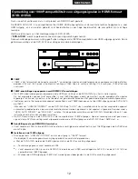 Предварительный просмотр 12 страницы Denon DVD-A1XVA Operating Instructions Manual