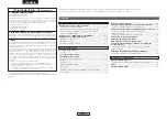 Предварительный просмотр 16 страницы Denon MULTEQXT AVR-4806 Operating Instructions Manual