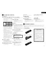 Предварительный просмотр 7 страницы Denon PMA-201SA Operating Instructions Manual