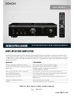 Предварительный просмотр 11 страницы Denon PMA-600NE Quick Start Manual