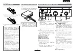 Preview for 6 page of Denon PMA-700AE Operating Instructions Manual