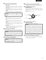 Предварительный просмотр 17 страницы Denon PMA-SA1 Operating Instructions Manual