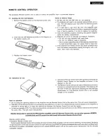 Предварительный просмотр 8 страницы Denon PRA-S1 Operating Instructions Manual