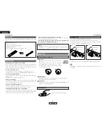 Предварительный просмотр 6 страницы Denon Professional DN-C100 Operating Instructions Manual