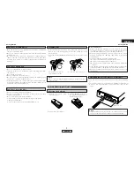 Preview for 7 page of Denon Professional DN-C100 Operating Instructions Manual